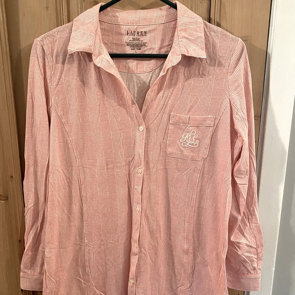 Ralph Lauren size L sleep shirt